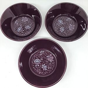 Noritake Primastone Fantasy 6.5" Cereal Bowls  Set of 3